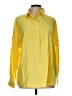 Unbranded 100% Polyester Color Block Yellow Long Sleeve Blouse Size L - photo 1