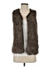 BCX Brown Faux Fur Vest Size S - photo 1