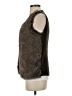 BCX Brown Faux Fur Vest Size S - photo 5