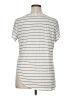 Halogen Stripes Ivory Short Sleeve Turtleneck Size XL - photo 2