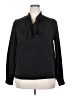 Unbranded 100% Polyester Black Long Sleeve Blouse Size XXL - photo 1