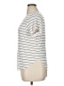 Halogen Stripes Ivory Short Sleeve Turtleneck Size XL - photo 5