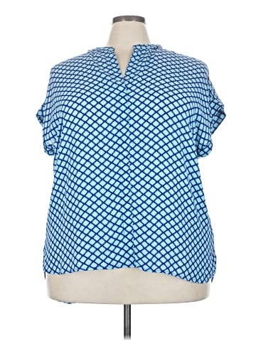 Roz & Ali Short Sleeve Blouse (view 1)