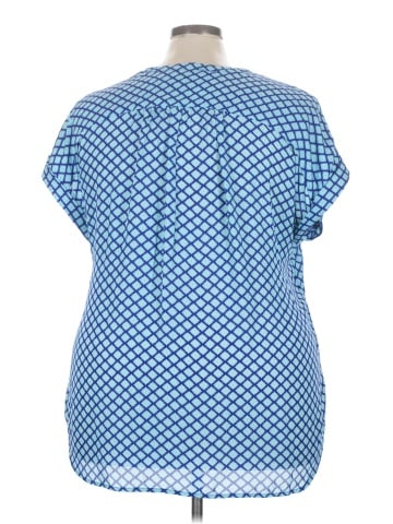 Roz & Ali Short Sleeve Blouse (view 2)
