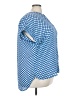 Roz & Ali Blue Short Sleeve Blouse Size 3X - photo 4