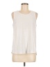 Pleione 100% Polyester Ivory Sleeveless Top Size M - photo 1