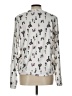 Jaclyn Intimates Print Silver Ivory Pullover Sweater Size L - photo 2