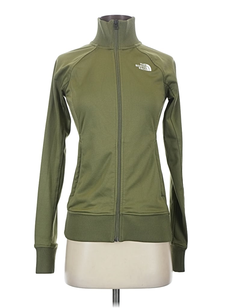 Pre-owned The North Face Track Jacket In Green