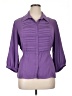 Kathy Che 100% Polyester Purple 3/4 Sleeve Blouse Size XL - photo 1