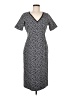 W by Worth Polka Dots Gray Casual Dress Size 8 - photo 1