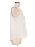 Pleione 100% Polyester Ivory Sleeveless Top Size M - photo 4