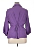 Kathy Che 100% Polyester Purple 3/4 Sleeve Blouse Size XL - photo 2