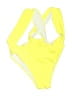 Unbranded Color Block Yellow One Piece Swimsuit Size M (estimated) - photo 1