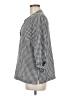 Vineyard Vines Checkered-gingham Gray 3/4 Sleeve Blouse Size M - photo 5