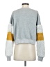 Akira Color Block Gray Pullover Sweater Size S - photo 2
