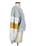 Akira Color Block Gray Pullover Sweater Size S - photo 4