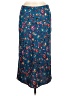 Jason Wu 100% Polyester Print Blue Casual Skirt Size 6 - photo 1