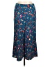 Jason Wu 100% Polyester Print Blue Casual Skirt Size 6 - photo 2
