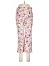 J. McLaughlin Print White Casual Pants Size 8 - photo 1
