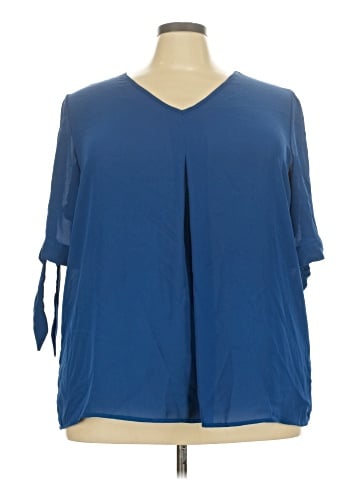 Roz & Ali 3/4 Sleeve Blouse (view 1)