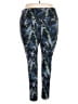 MTA Sport Print Blue Active Pants Size 2X - photo 2