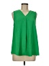 Haptics Green Sleeveless Blouse Size M (estimated) - photo 1
