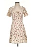 Shein 100% Polyester Floral Ivory Casual Dress Size 5 - photo 1