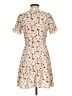 Shein 100% Polyester Floral Ivory Casual Dress Size 5 - photo 2