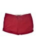 Eddie Bauer 100% Cotton Solid Red Shorts Size 16 - photo 1