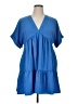 Unbranded 100% Polyester Blue Casual Dress Size 0X - photo 1