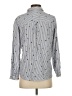 Rails Stripes Silver Long Sleeve Button-Down Shirt Size S - photo 2