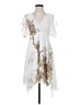 Maurices 100% Polyester Floral White Cocktail Dress Size S - photo 1