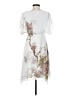 Maurices 100% Polyester Floral White Cocktail Dress Size S - photo 2