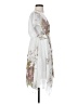 Maurices 100% Polyester Floral White Cocktail Dress Size S - photo 4