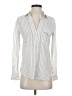 Ganni Stripes Ivory Long Sleeve Blouse Size S - photo 1