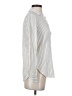 Ganni Stripes Ivory Long Sleeve Blouse Size S - photo 4