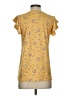 Haptics Yellow Short Sleeve Blouse Size XS (estimated) - photo 2