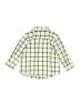 Mayoral Checkered-gingham Yellow Long Sleeve Button-Down Shirt 6-9 MO / 9 MO - photo 2
