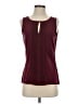 Echo Burgundy Sleeveless Blouse Size S - photo 1