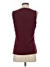 Echo Burgundy Sleeveless Blouse Size S - photo 2