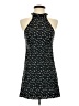 Cope 100% Rayon Stars Black Casual Dress Size XS - photo 1