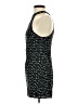 Cope 100% Rayon Stars Black Casual Dress Size XS - photo 5