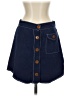 Zara TRF Solid Blue Denim Skirt Size S - photo 1