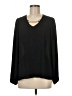 T Tahari 100% Polyester Black Long Sleeve Blouse Size M - photo 1
