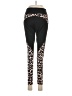 Shein Animal Print Black Leggings Size 6 - photo 2