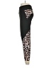 Shein Animal Print Black Leggings Size 6 - photo 5