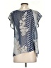 The Limited 100% Polyester Blue Short Sleeve Blouse Size S (estimated) - photo 2