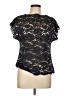 Assorted Brands Black Short Sleeve Blouse Size EU 44 / US 14 - photo 1