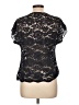 Assorted Brands Black Short Sleeve Blouse Size EU 44 / US 14 - photo 2