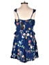 Lulus 100% Rayon Floral Blue Romper Size XS - photo 2